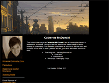 Tablet Screenshot of catherinemcdonald.net